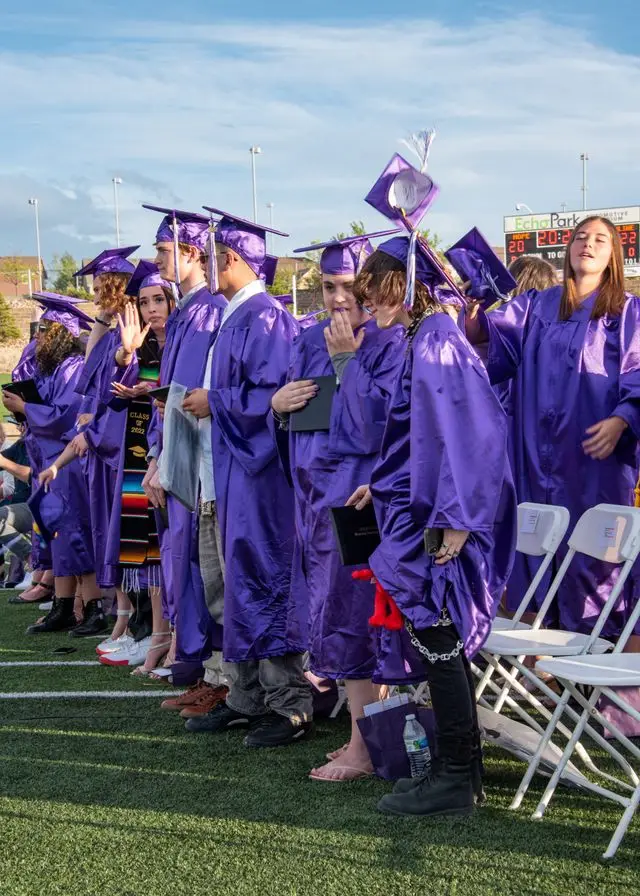 Graduating students at HOPE online learning academy